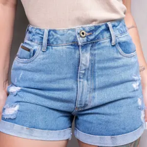 Short jeans lavagem